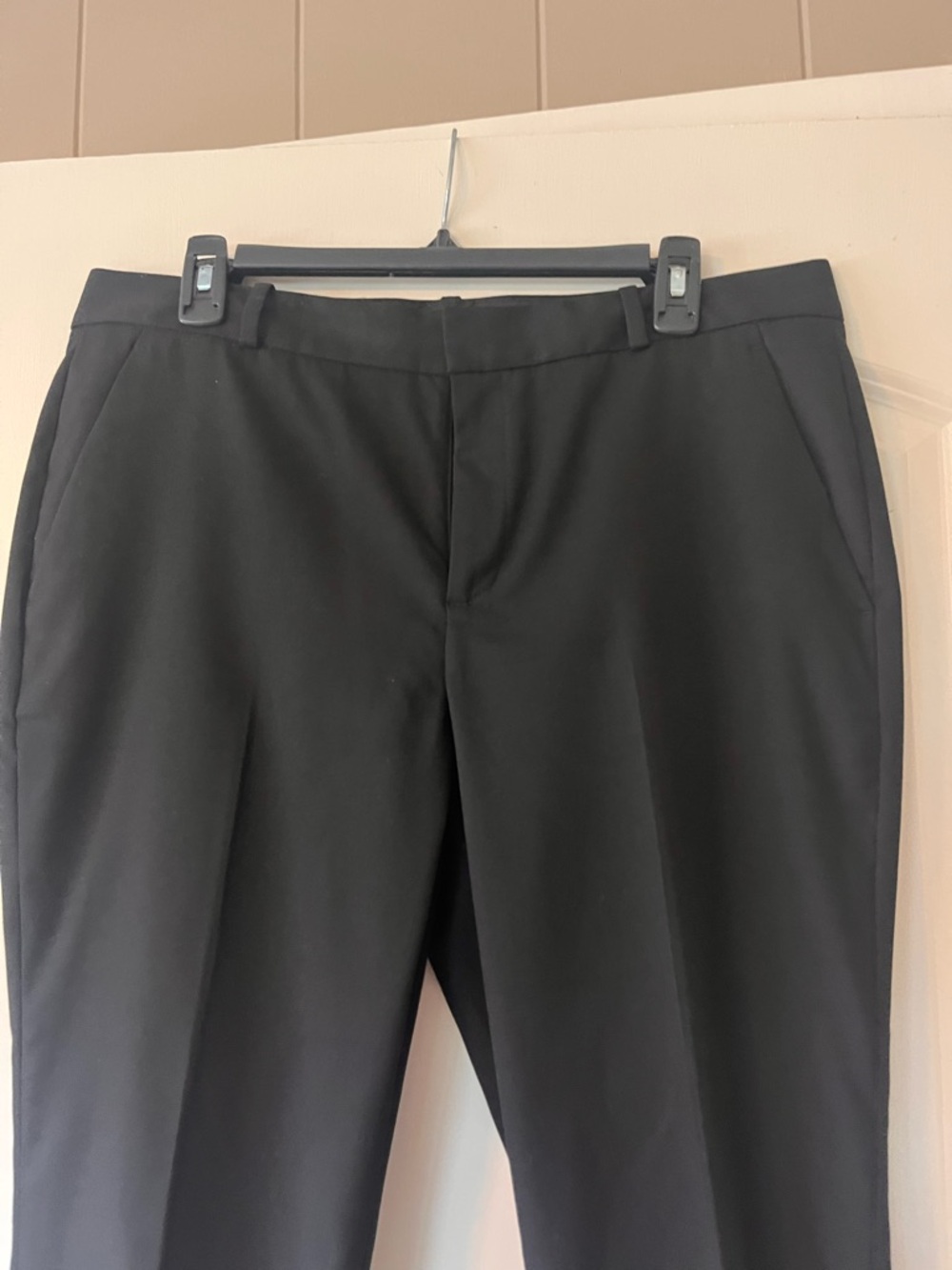 Banana Republic Black Pants with Lavender Trim